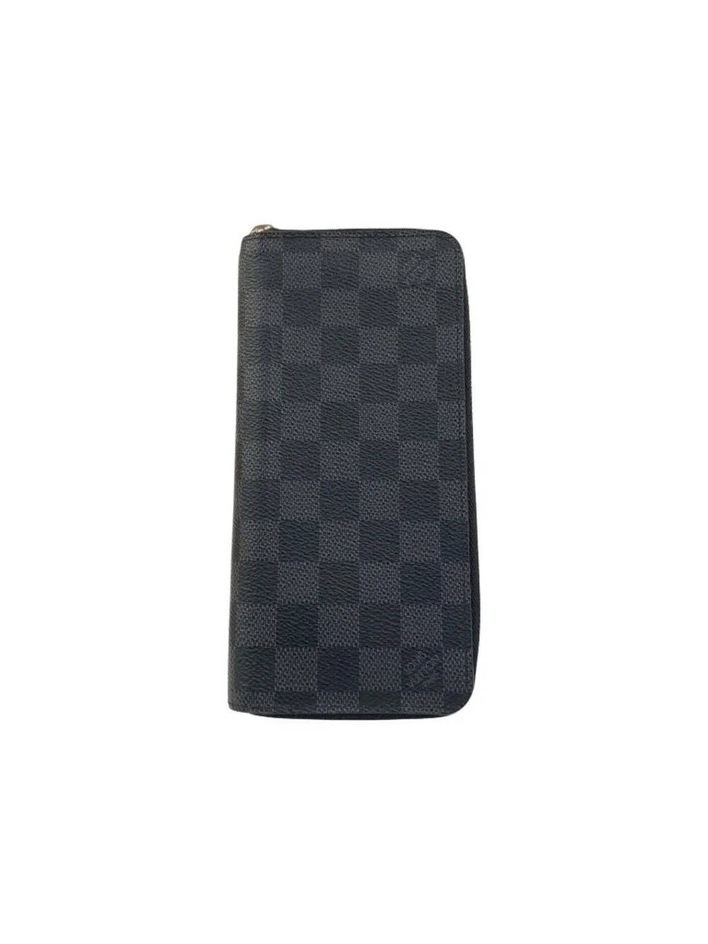 Louis Vuitton Damier Graphite Zippy Wallet Vertical Zip Around Black